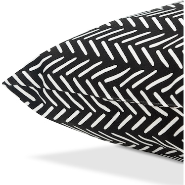 Lani Indoor/Outdoor Pillow - Black/White