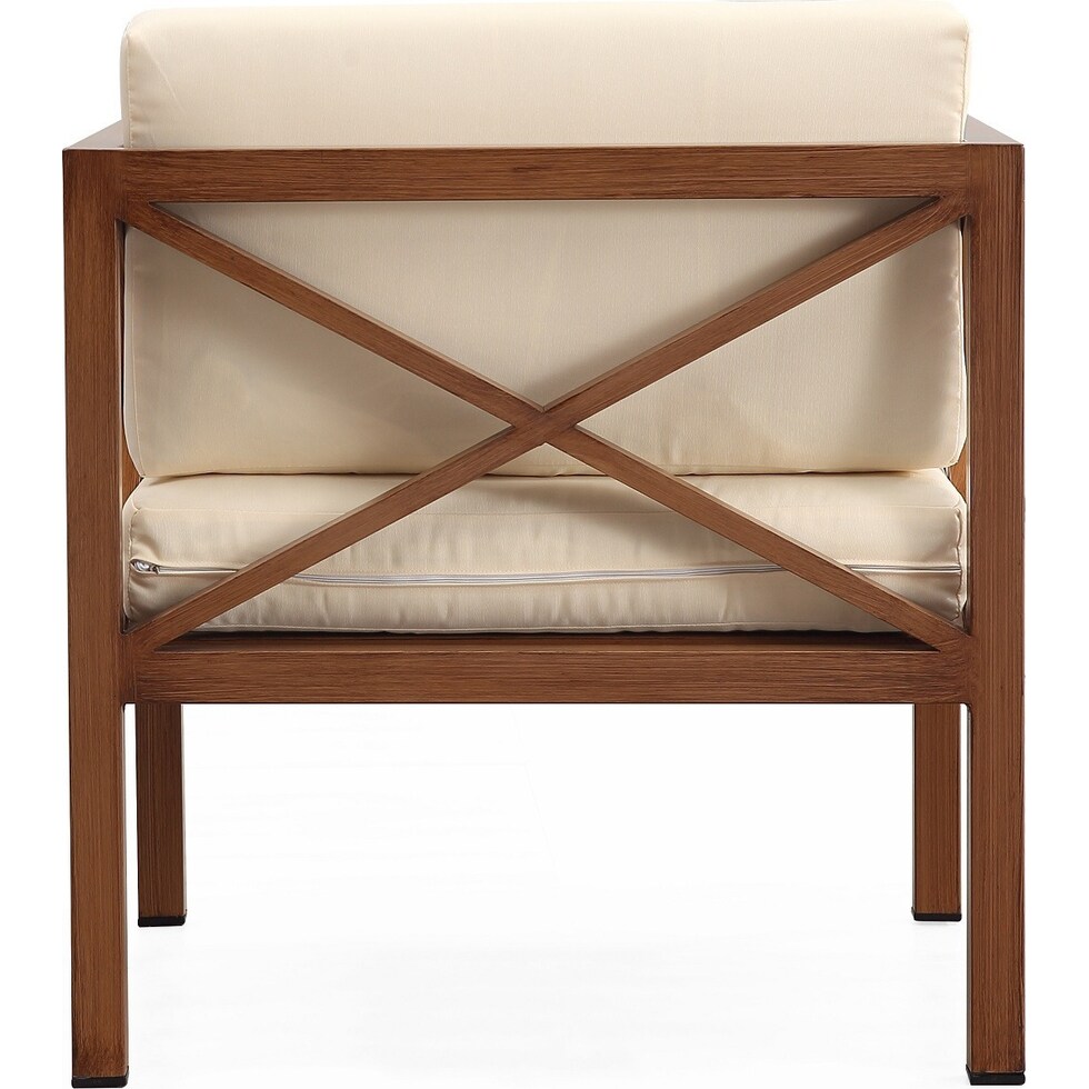 lanikai brown cream outdoor loveseat set   