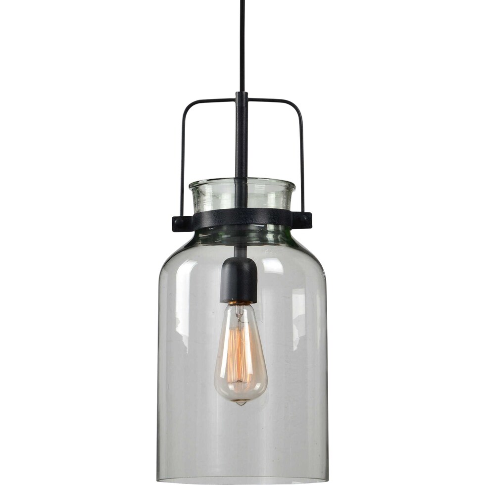 lansing black chandelier   