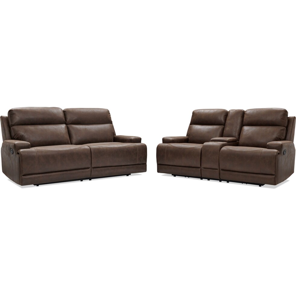 laredo dark brown  pc living room   