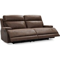 laredo dark brown manual reclining sofa   