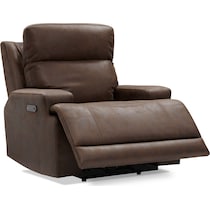 laredo dark brown recliner   