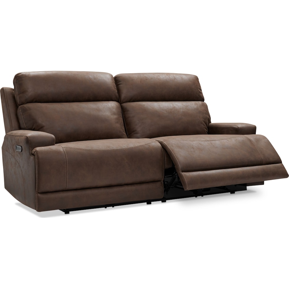 laredo dark brown sofa   