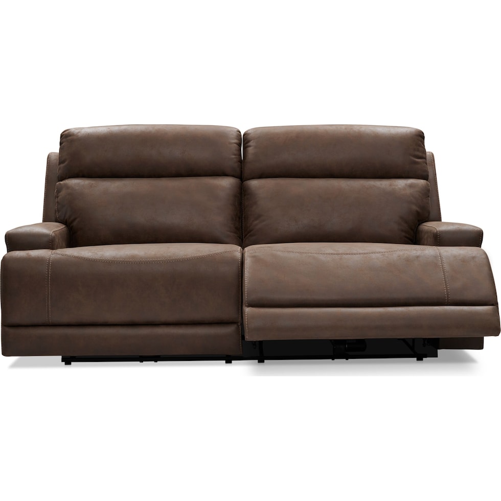 laredo dark brown sofa   