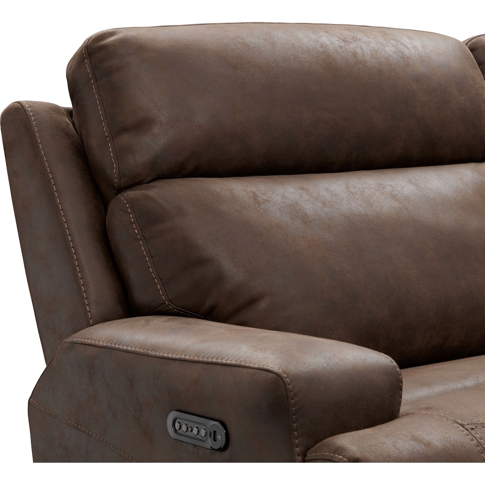 laredo dark brown sofa   