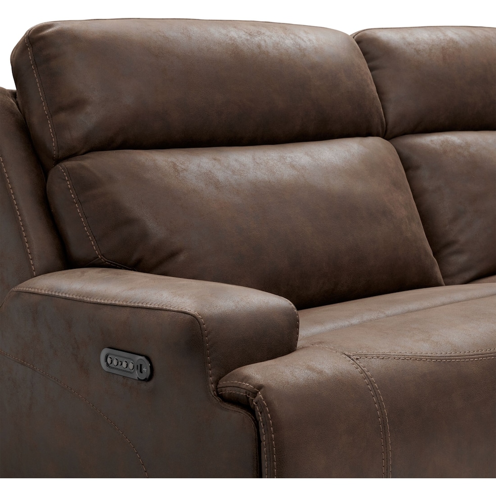 laredo dark brown sofa   