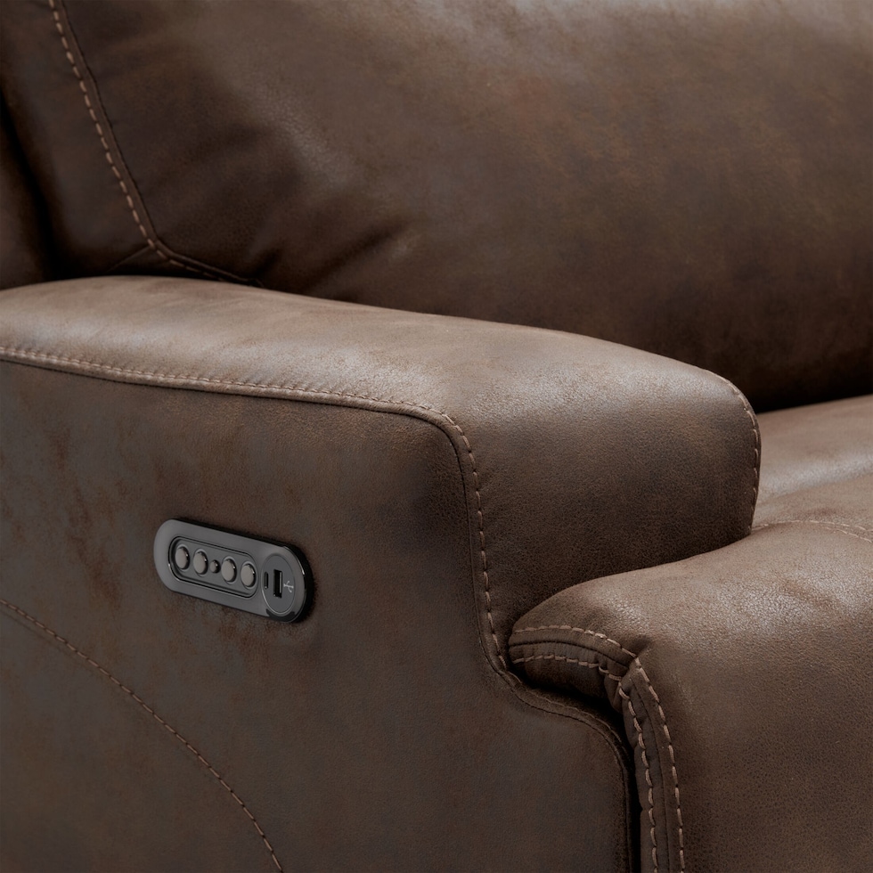 laredo dark brown sofa   