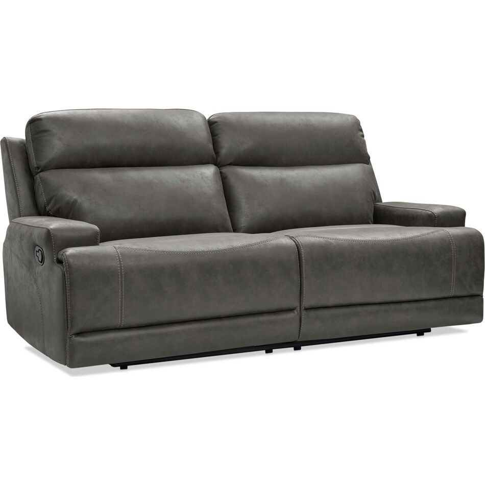laredo gray  pc manual reclining living room   