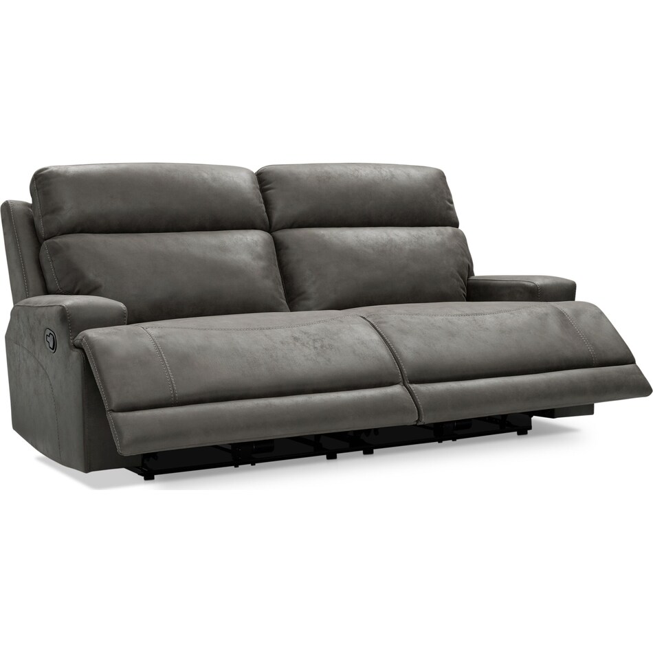 laredo gray  pc manual reclining living room   