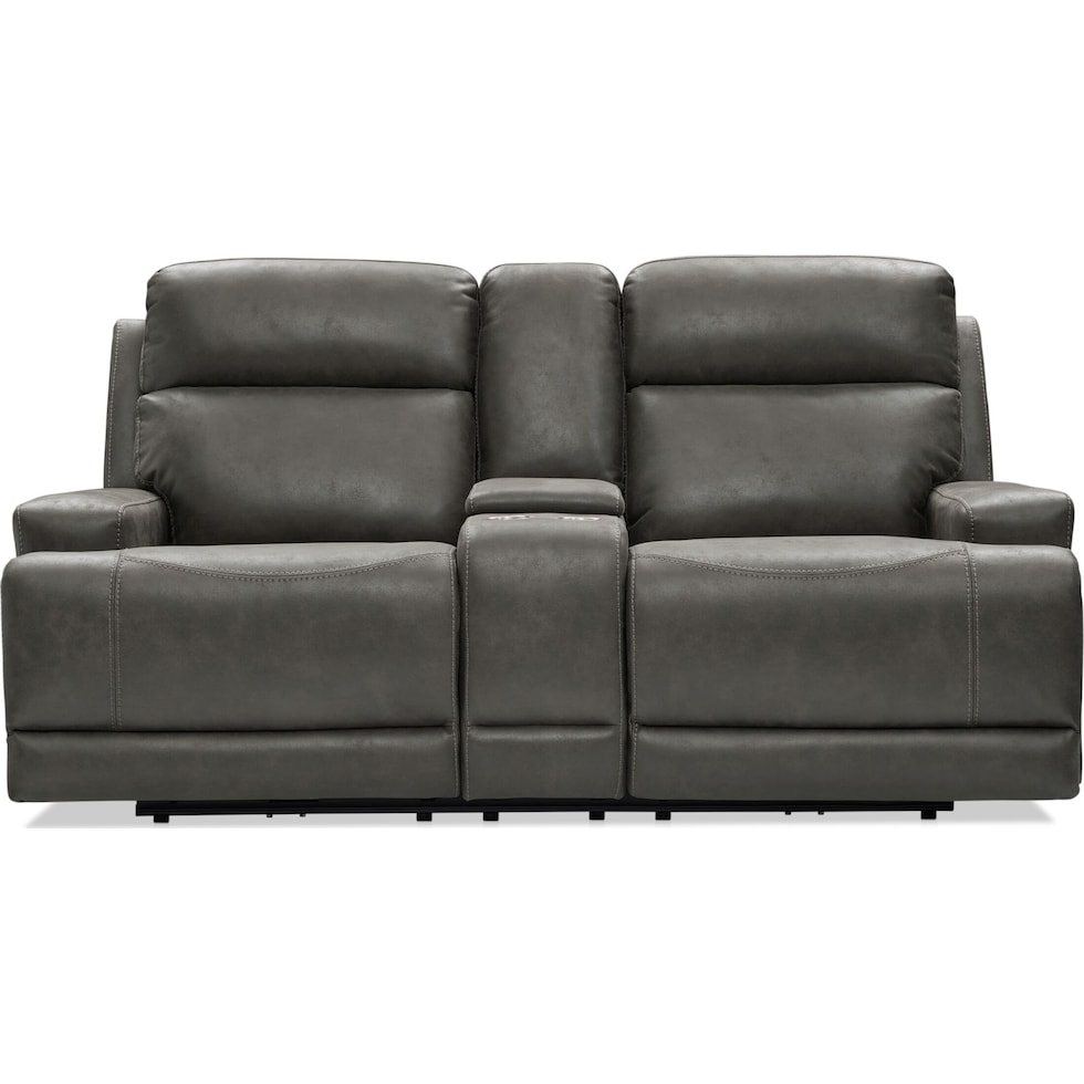 laredo gray  pc manual reclining living room   