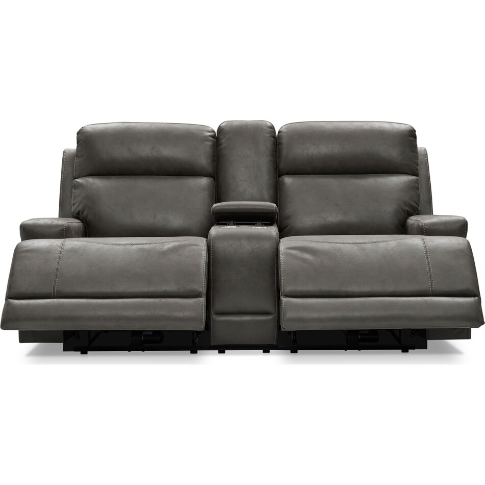 laredo gray  pc manual reclining living room   