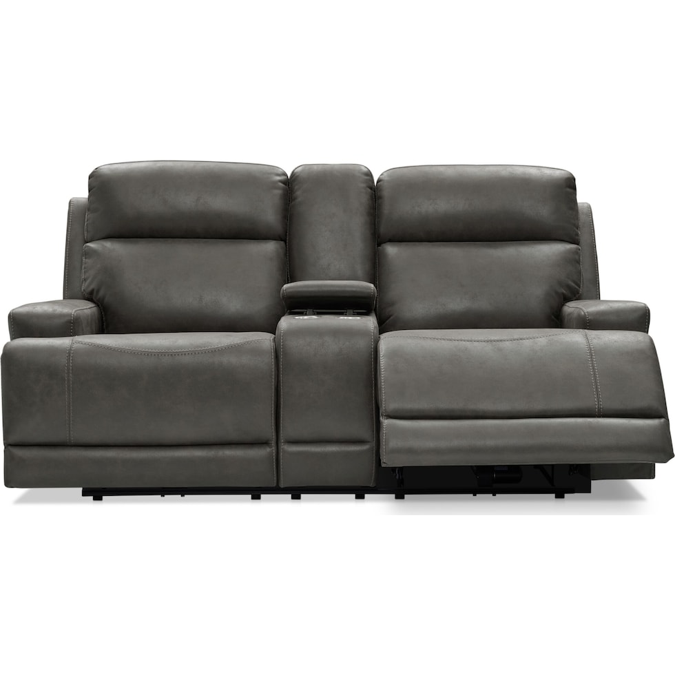 laredo gray  pc manual reclining living room   