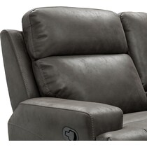 laredo gray  pc manual reclining living room   