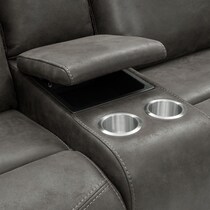 laredo gray  pc manual reclining living room   