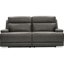 laredo gray manual reclining sofa   
