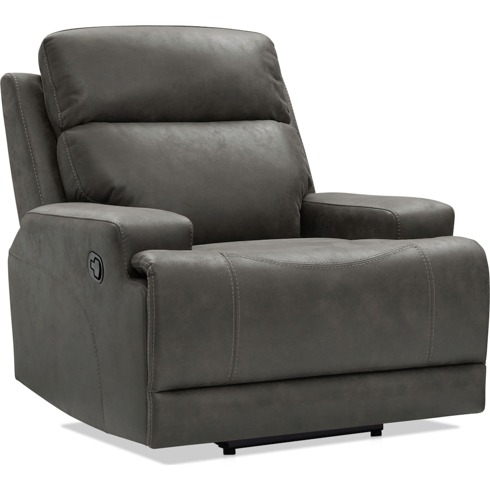 laredo gray recliner   