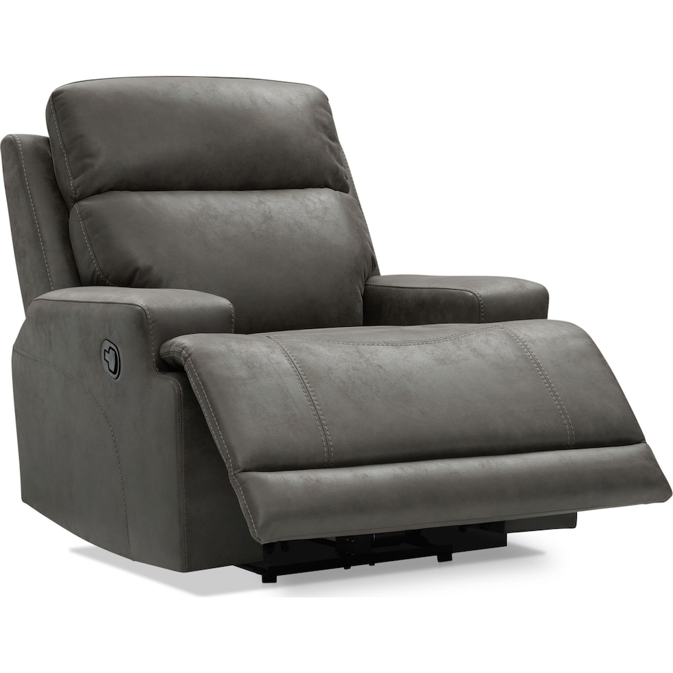 laredo gray recliner   