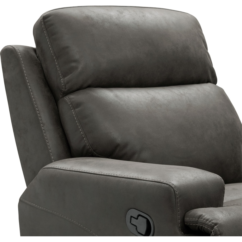 laredo gray recliner   