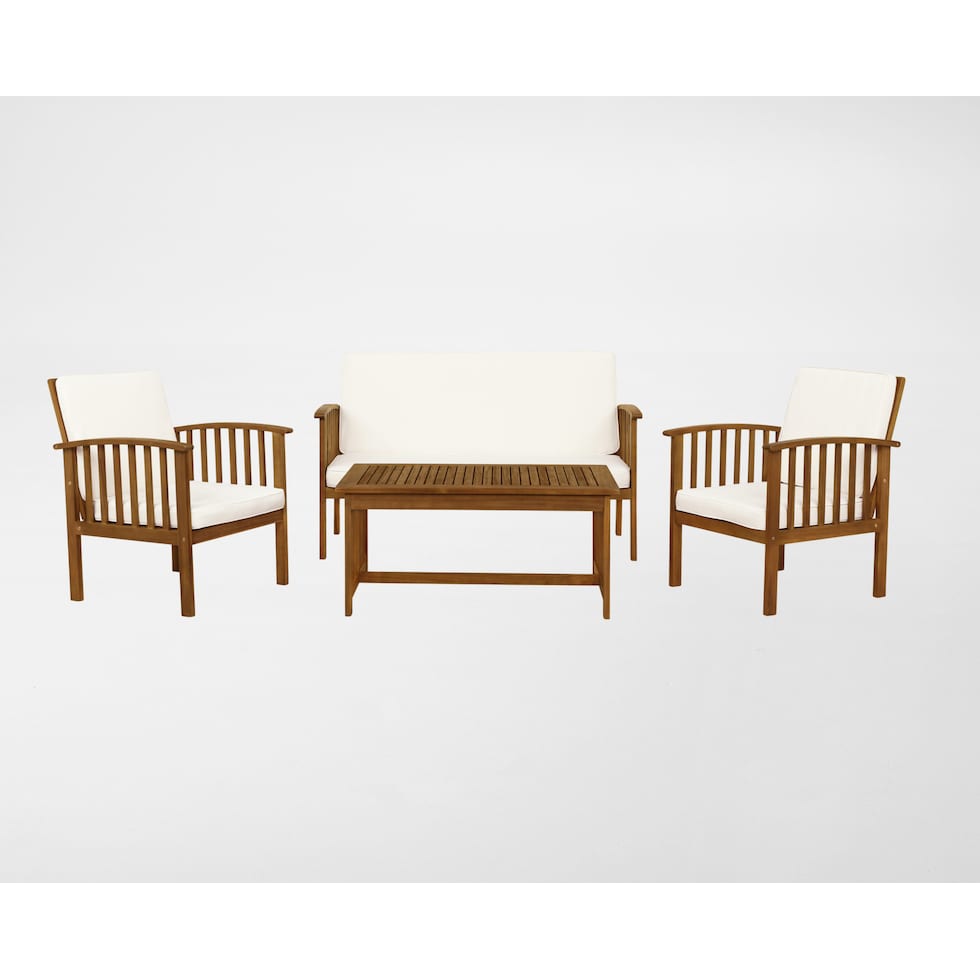 largo beige brown  pc outdoor living   