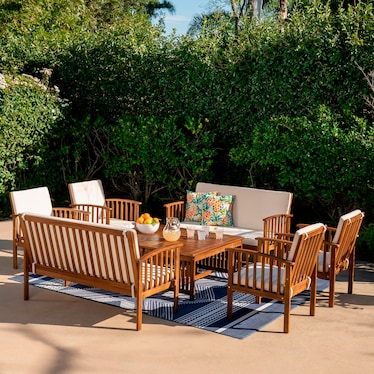 Largo Outdoor 8-Piece Seating Set
