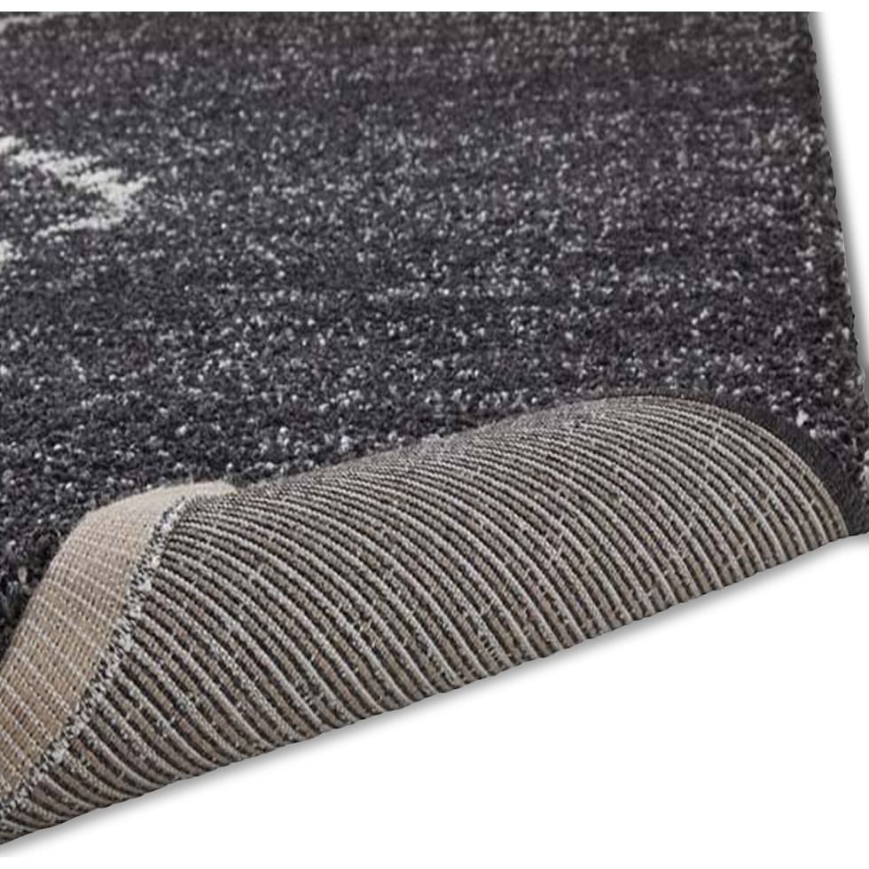 lars black area rug  x    