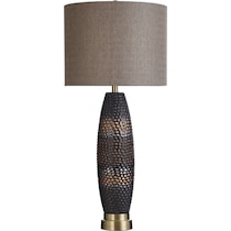 laughlin dark brown table lamp   