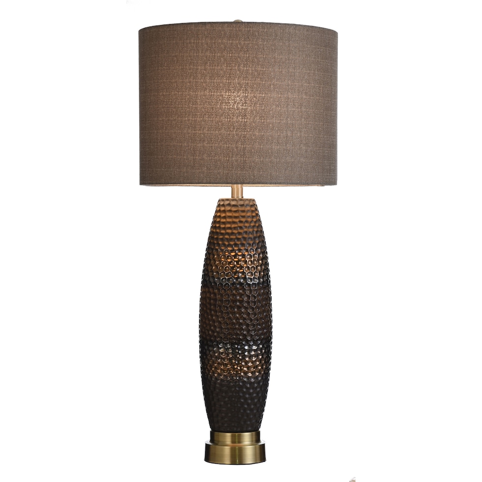 laughlin dark brown table lamp   