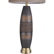 laughlin dark brown table lamp   