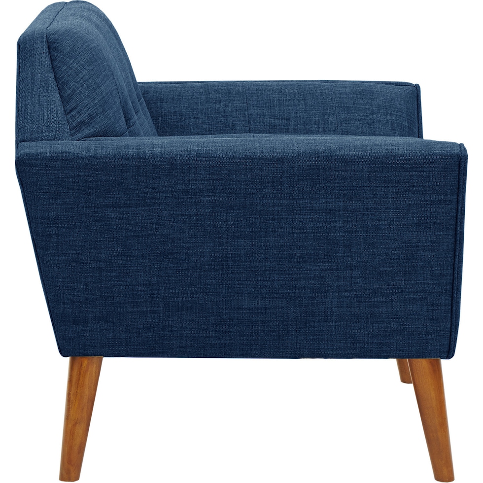 laureen blue accent chair   