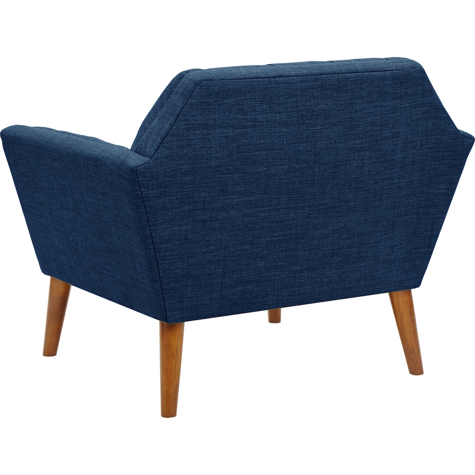 laureen blue accent chair   