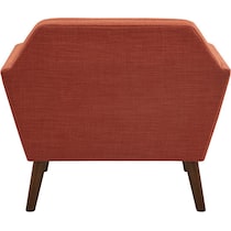 laureen orange accent chair   