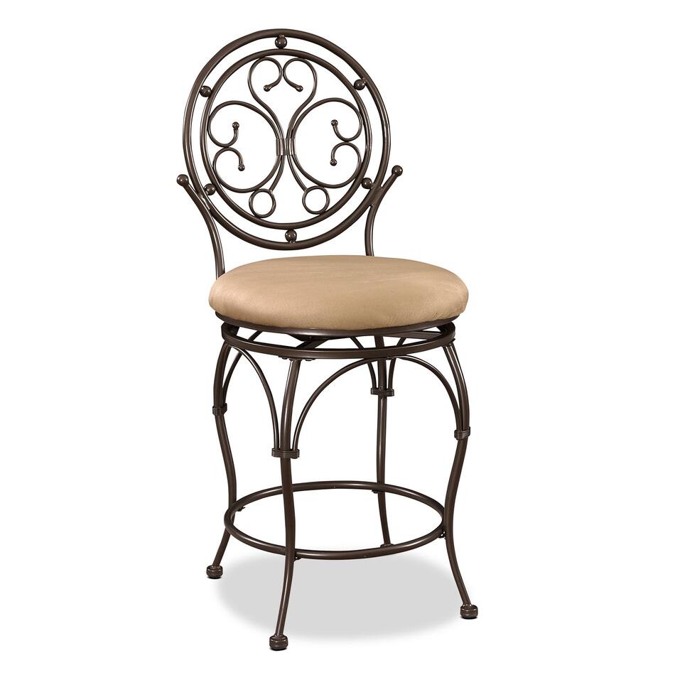 Laurel CounterHeight Stool Bronze American Signature Furniture