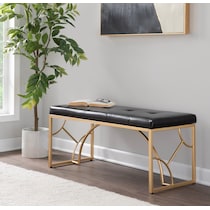 lauryn black bench   