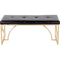 lauryn black bench   