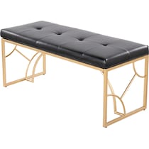 lauryn black bench   