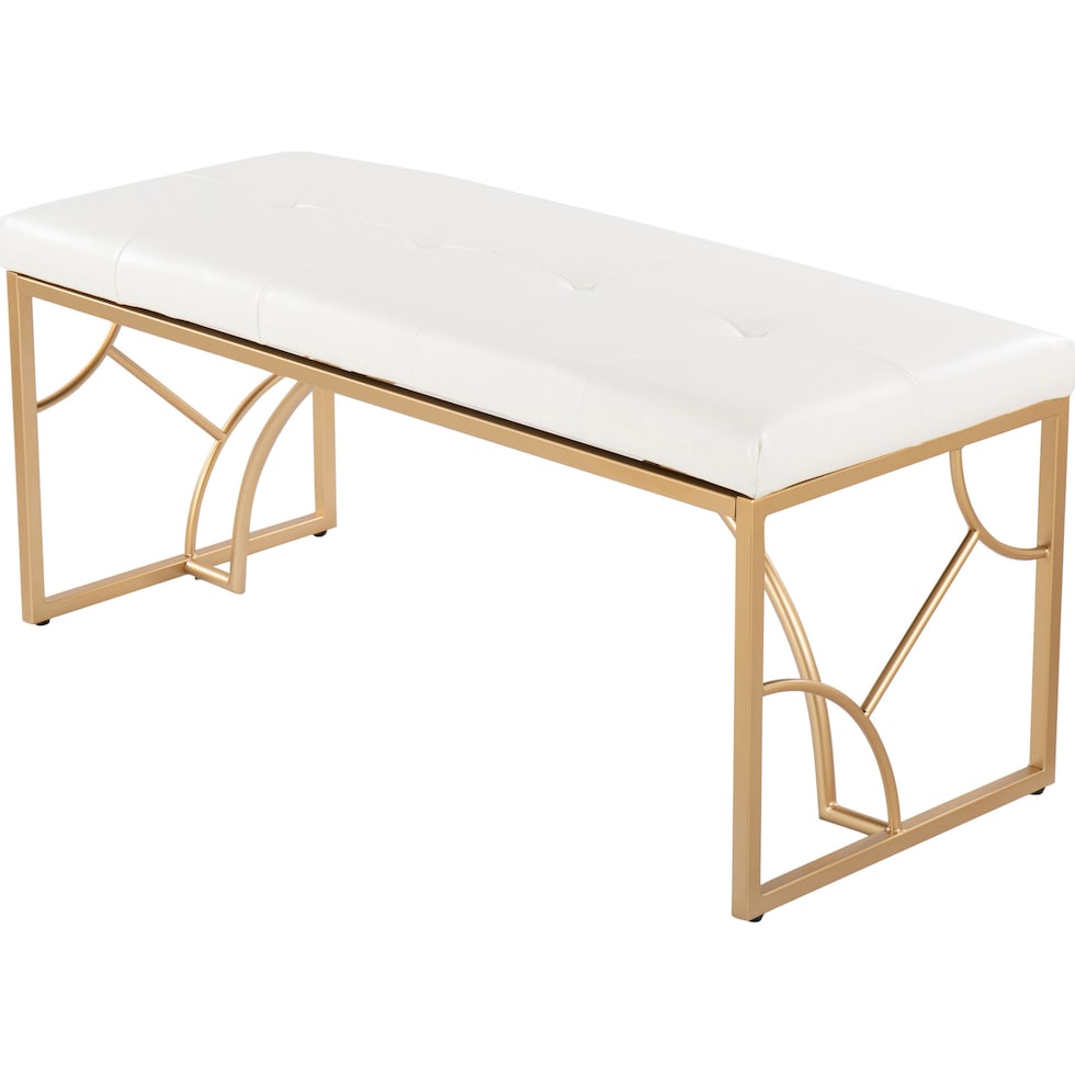 lauryn white bench   