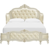 lavelle bedroom white queen bed   