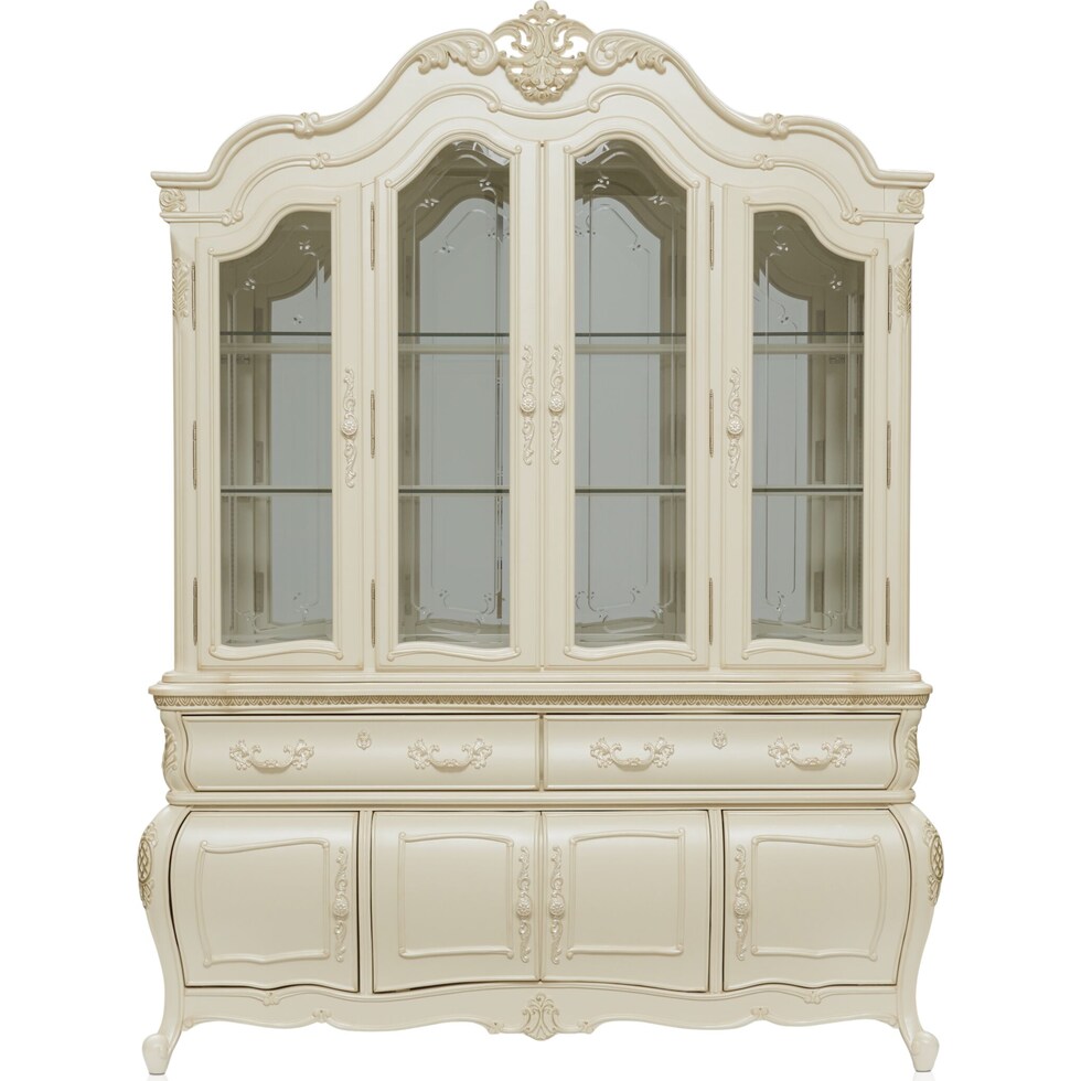 lavelle dining white buffet and hutch   