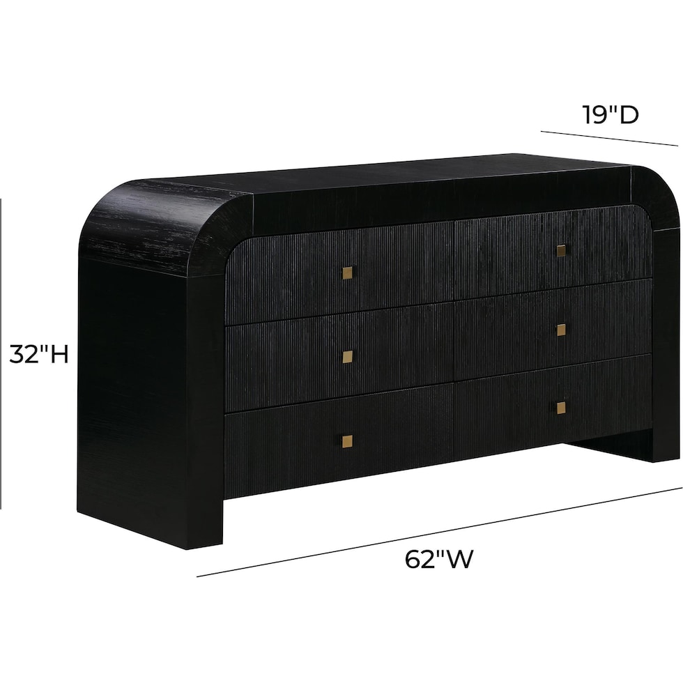 laverne black dresser   