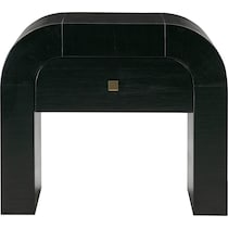 laverne black nightstand   