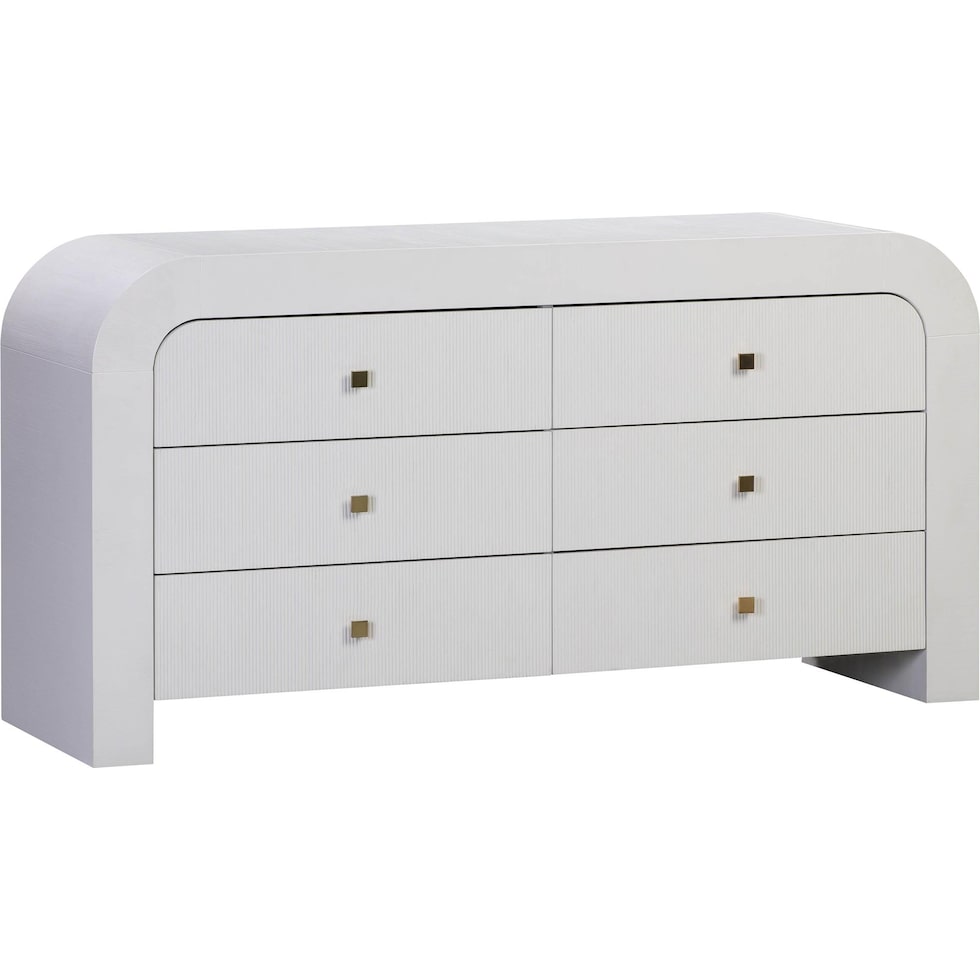 laverne white dresser   