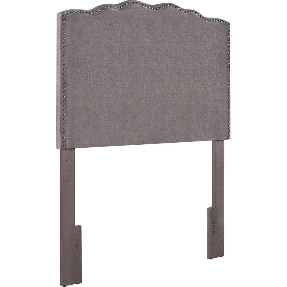 layla gray twin headboard   