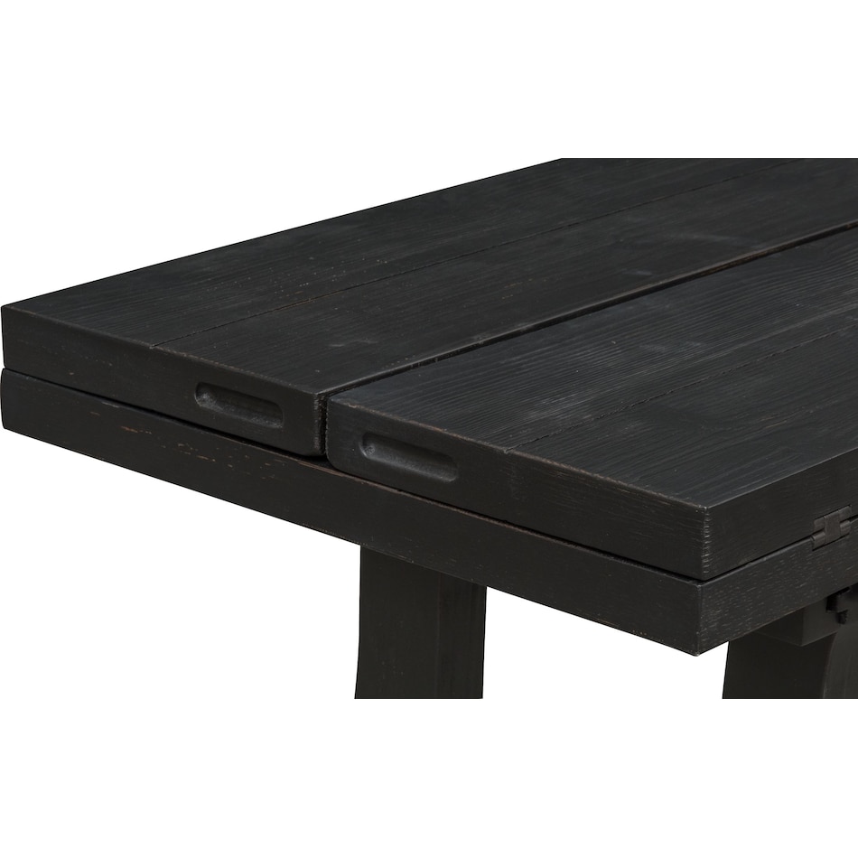 layne black sofa table   