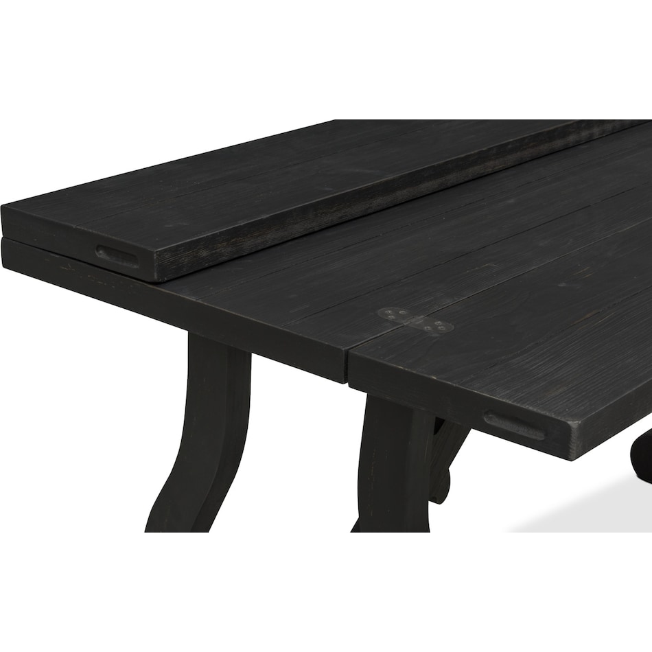 layne black sofa table   