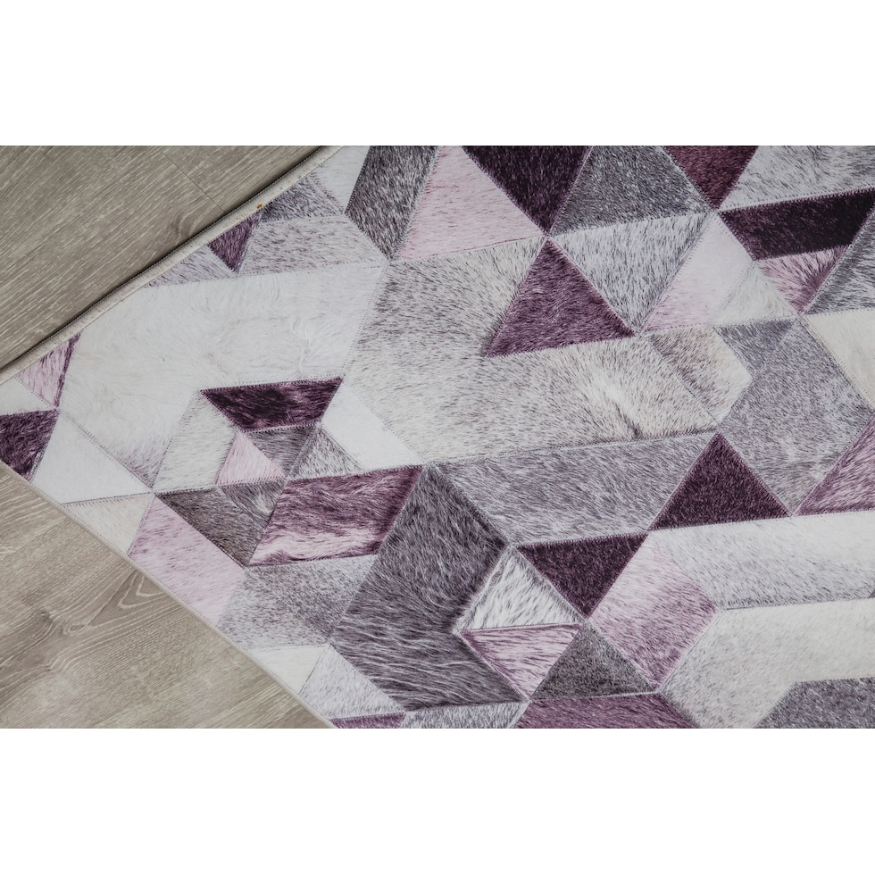 layton purple area rug  x    