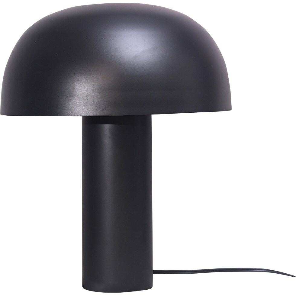 le champignon black table lamp   