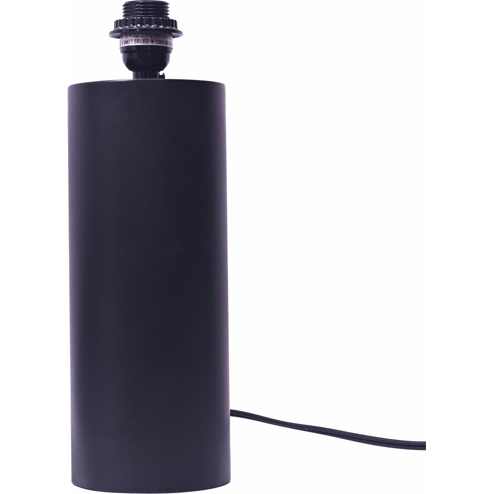 le champignon black table lamp   