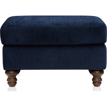 Leah Ottoman - Navy