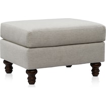 leah gray ottoman   