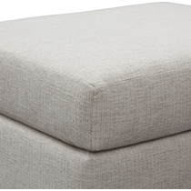 leah gray ottoman   